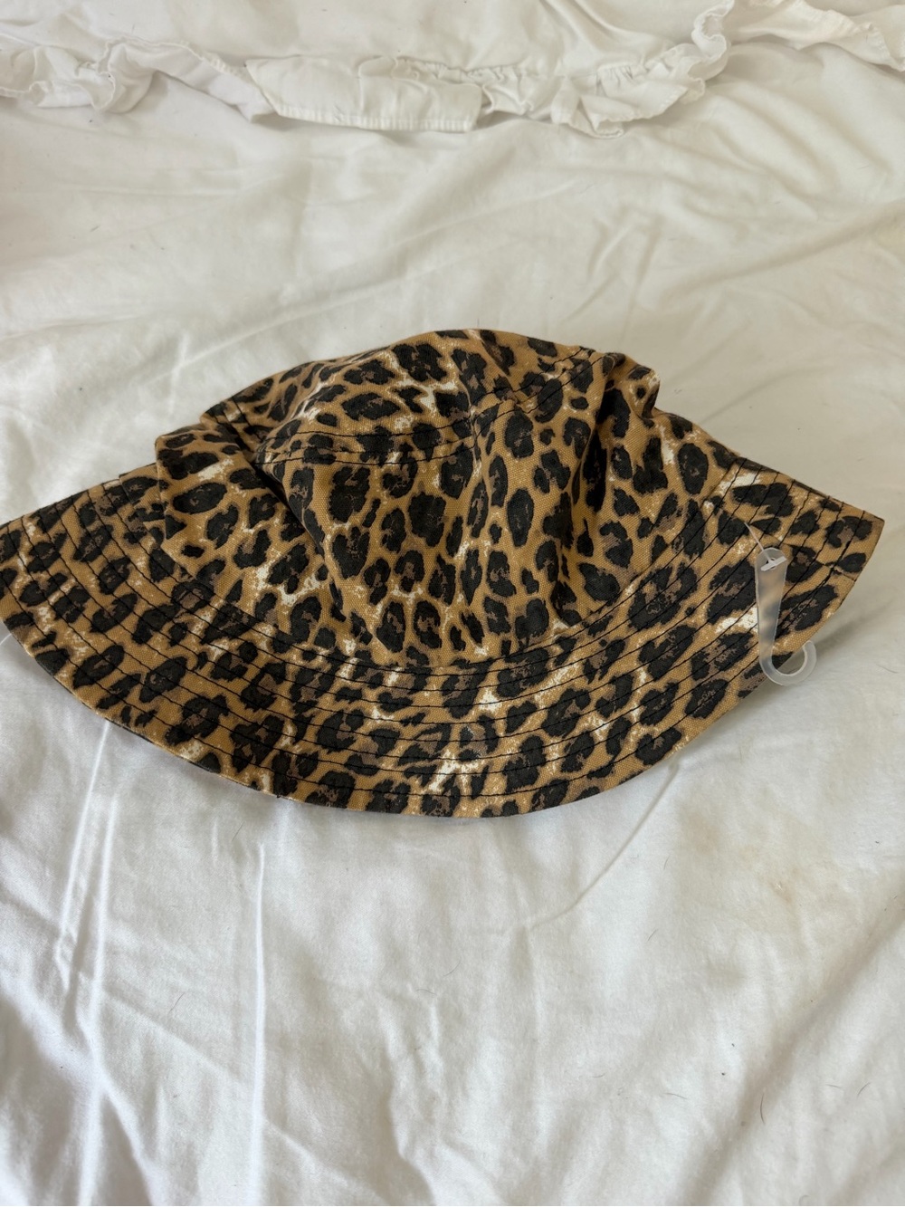 Leopard Print Bucket Hat - Brown & Black